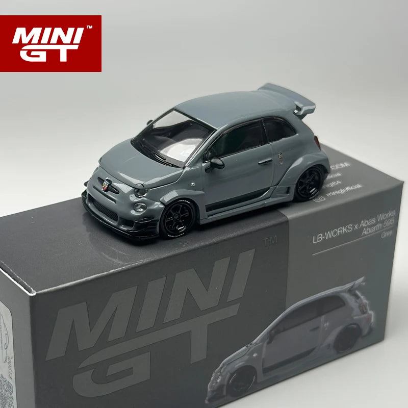 Abarth 595 LB-Works Gris 1/64