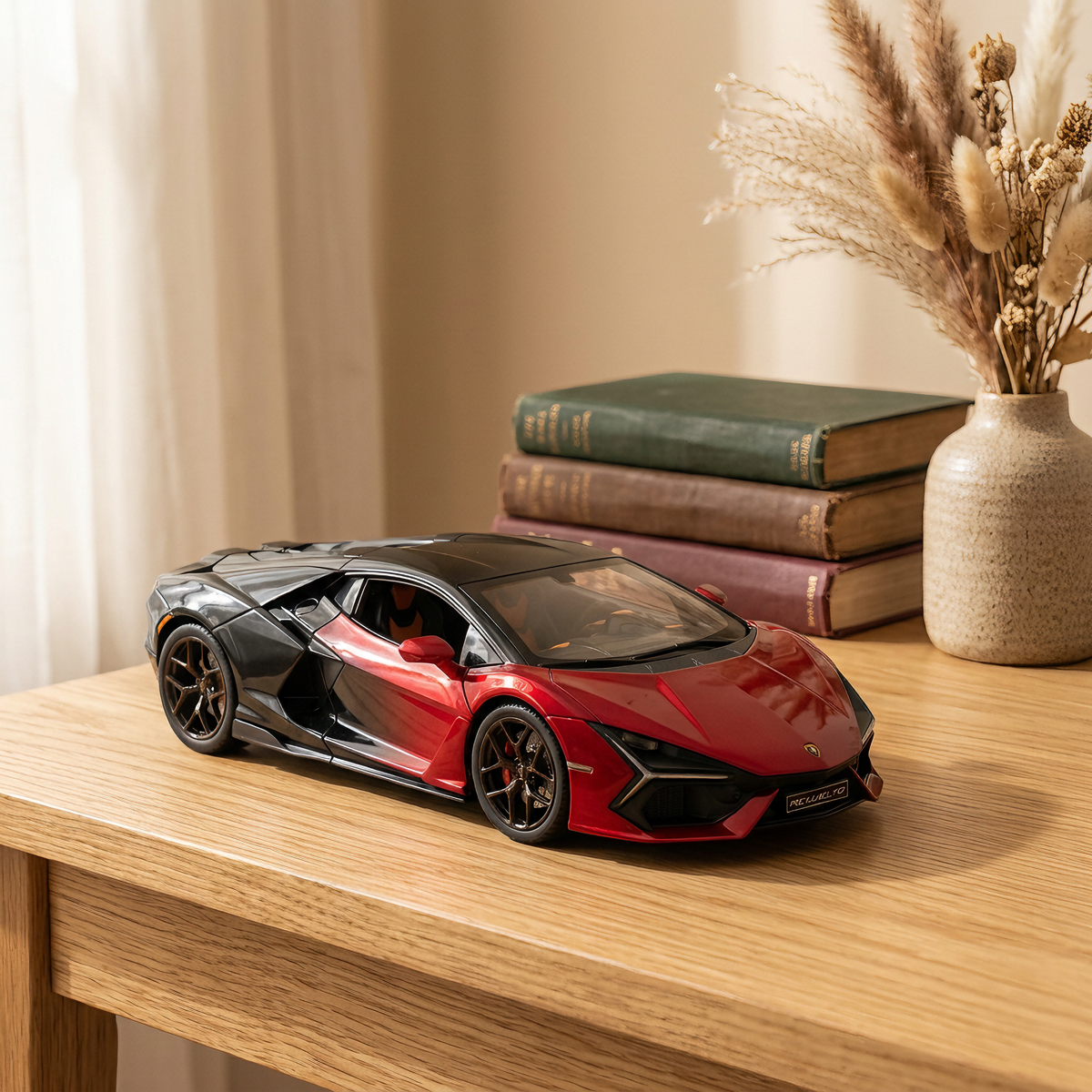 Lamborghini Revuelto 1/24 rouge - vue 3/4 avant
