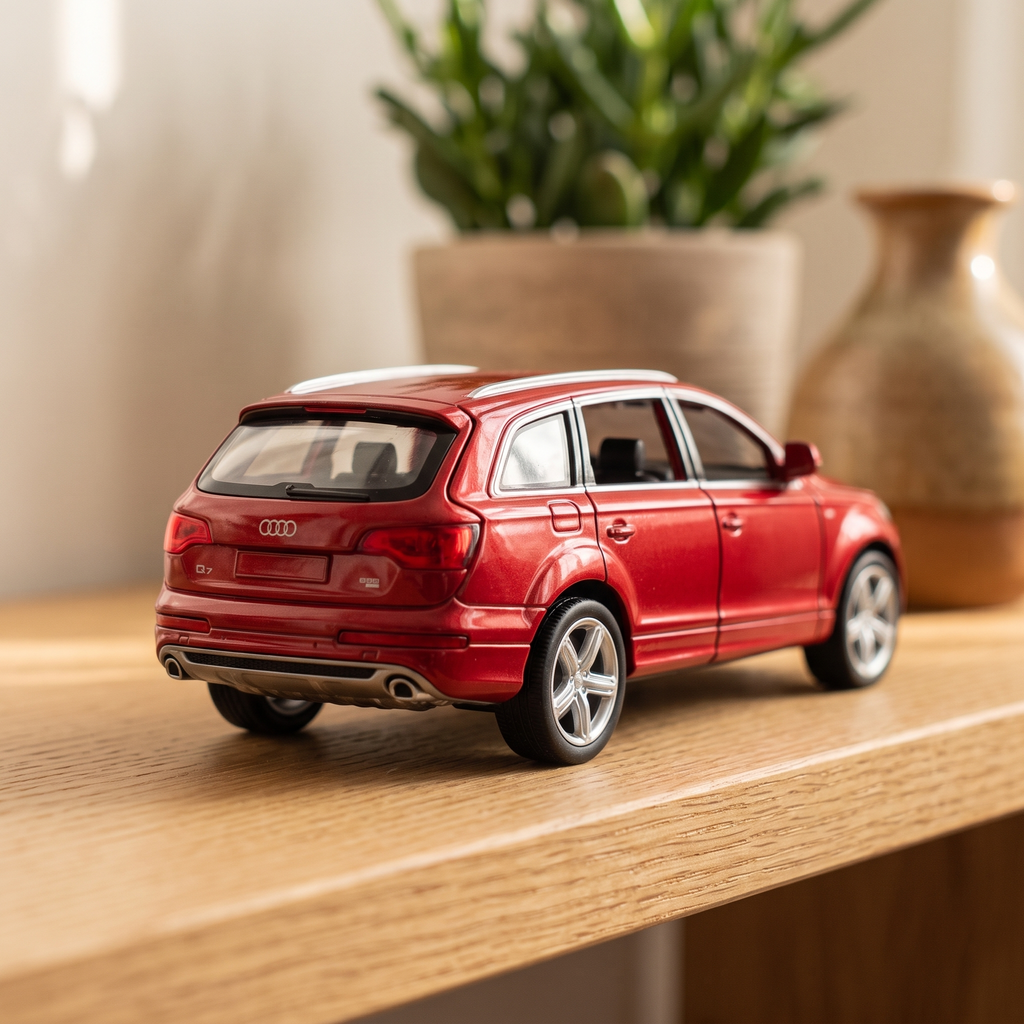 Audi Q7 V12 1:36 rouge - vue arrière