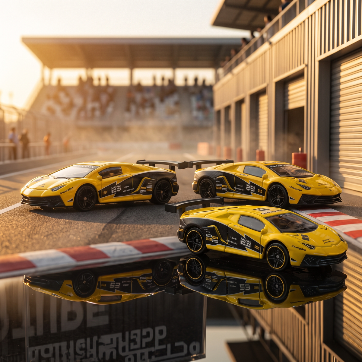 Lamborghini Aventador SVJ 1/64 - sur circuit