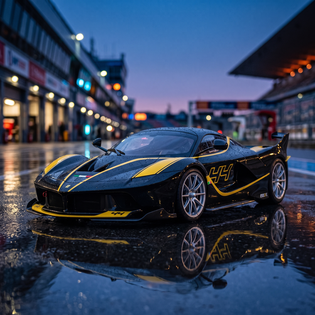 Ferrari FXX K 1:64 - circuit de nuit