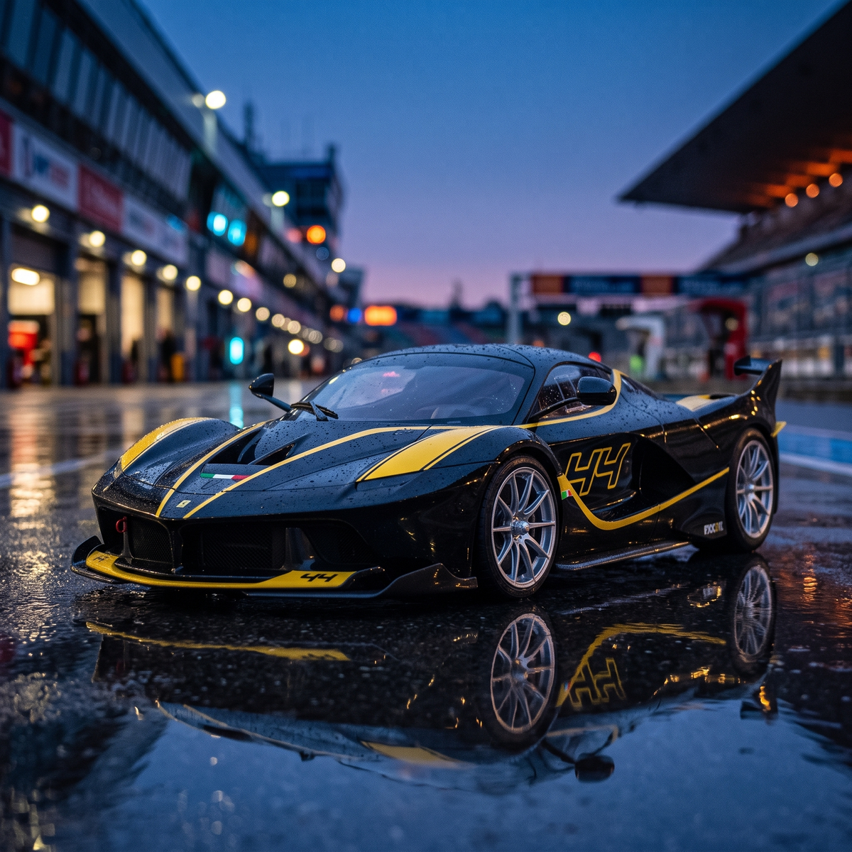 Ferrari FXX K 1:64 - circuit de nuit