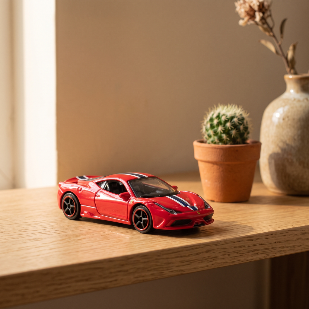 Ferrari 458 Speciale 1:64 - vue 3/4 avant