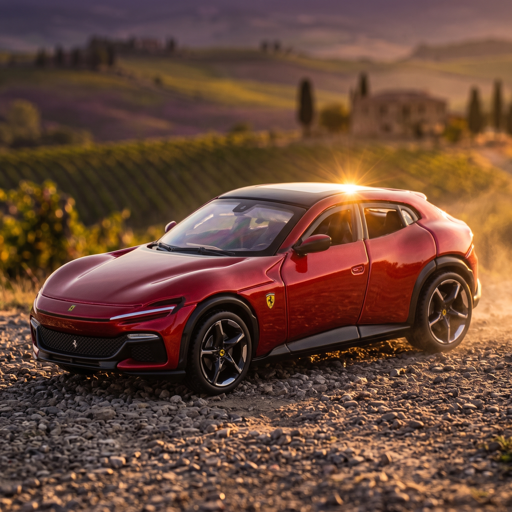 Ferrari Purosangue 1:64 - campagne toscane