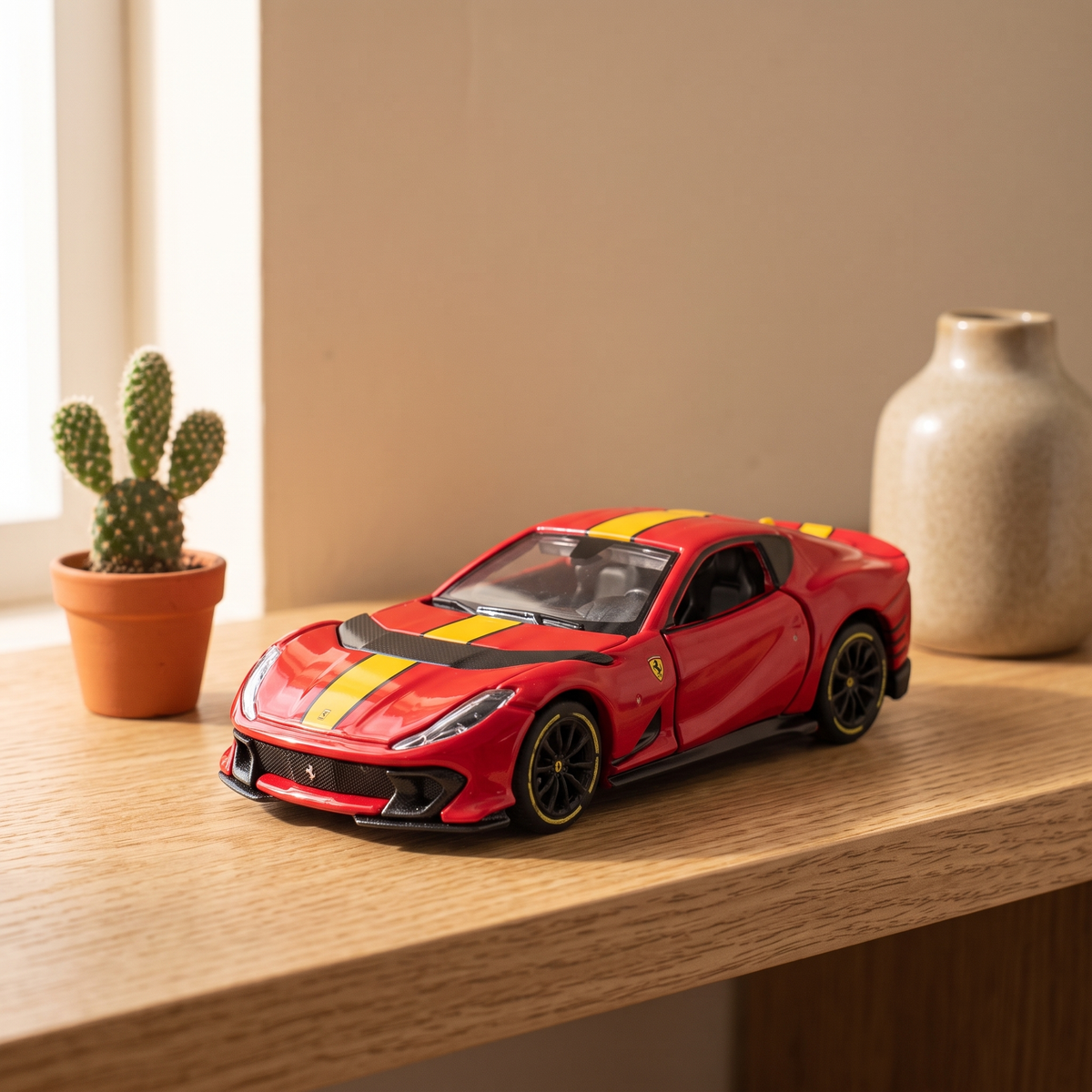 Ferrari 812 Competizione 1:64 - vue 3/4 avant