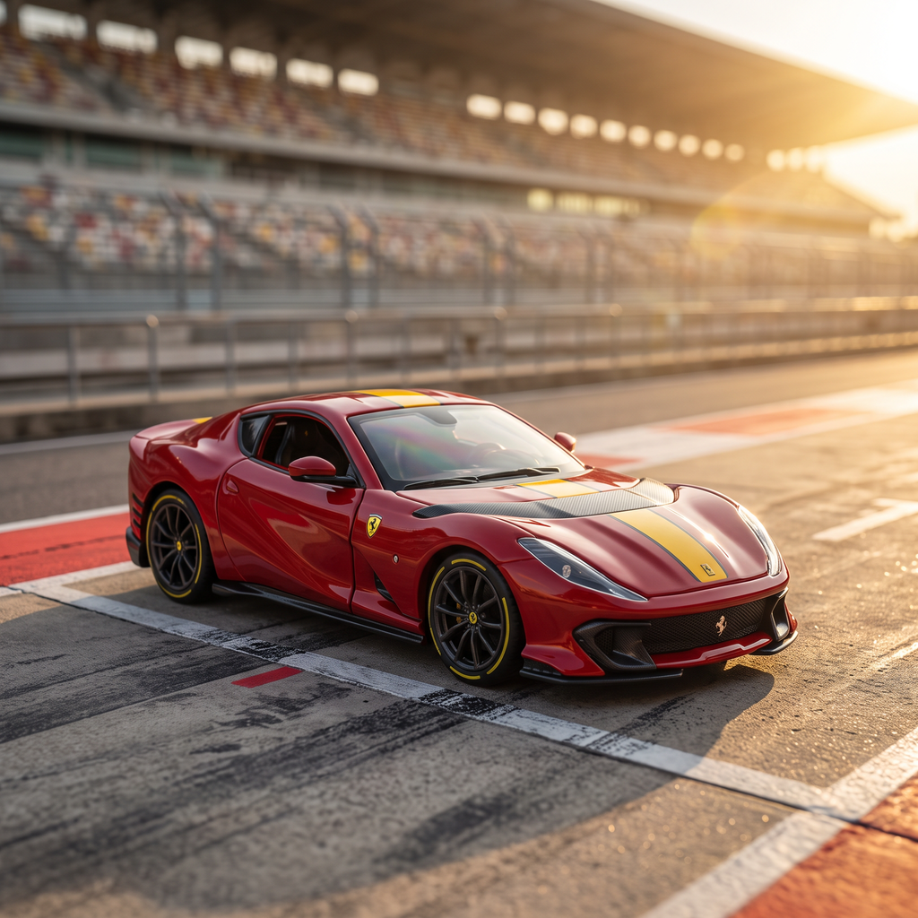 Ferrari 812 Competizione 1:64 - sur circuit
