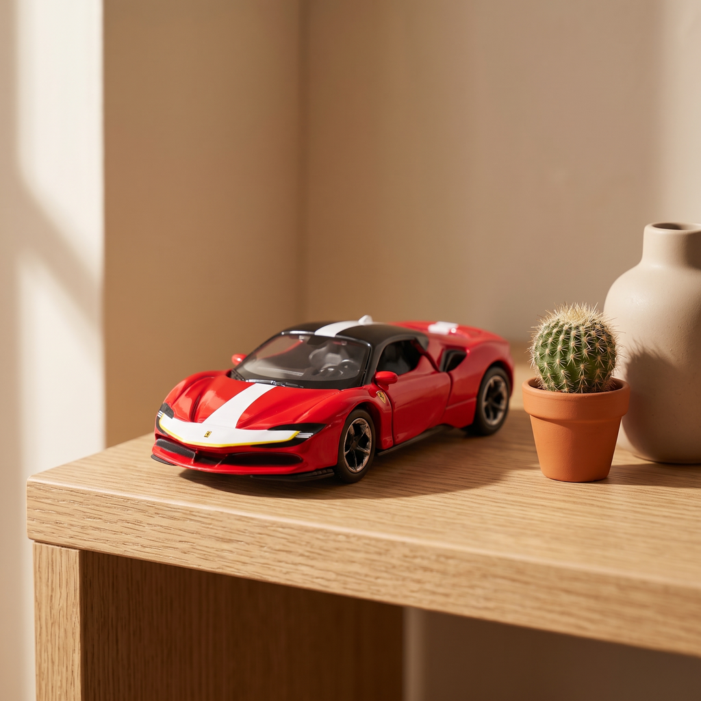Ferrari SF90 Assetto Fiorano 1:64 - vue 3/4 avant