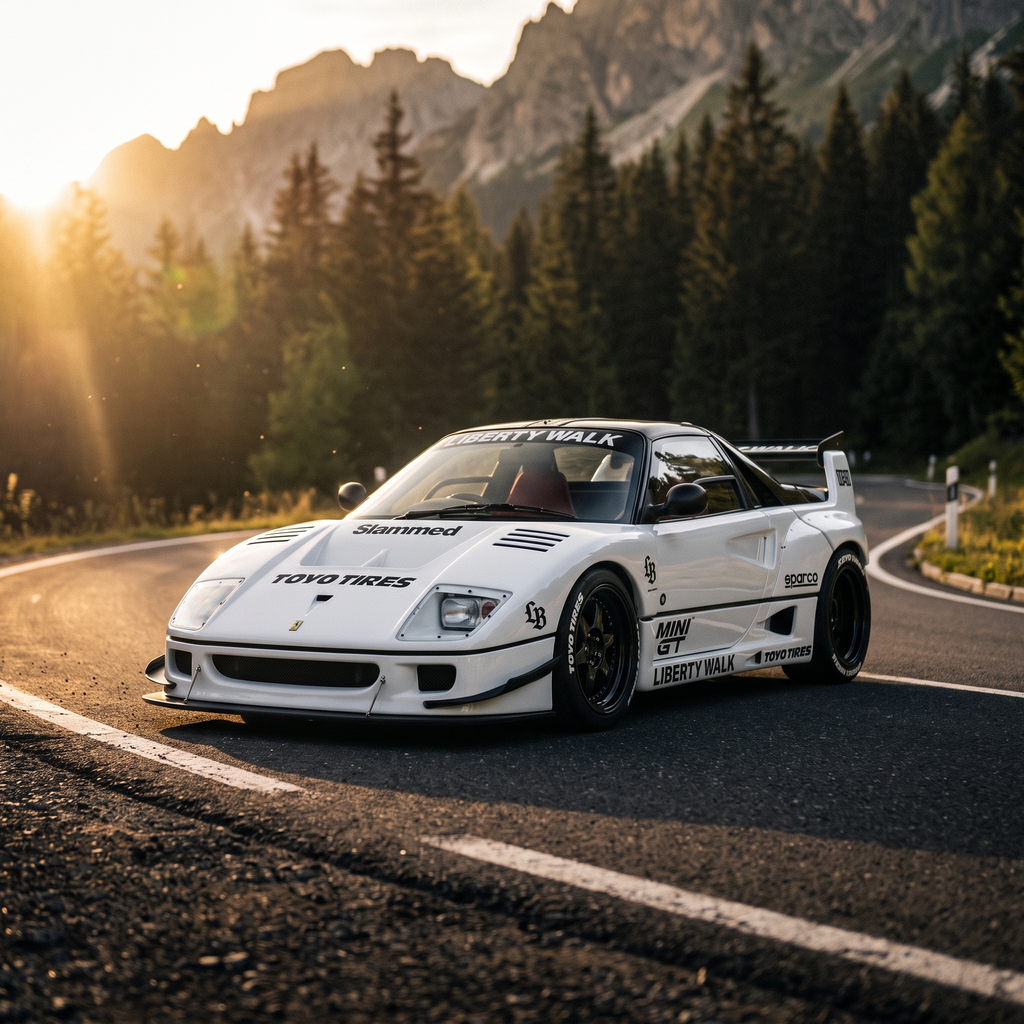 MiniGT 953 1:64 - route alpine