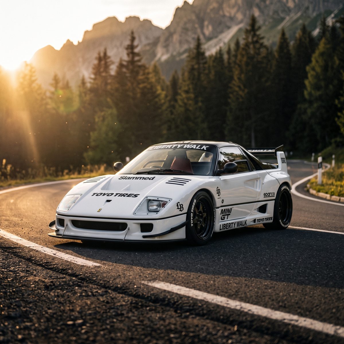 MiniGT 953 1:64 - route alpine